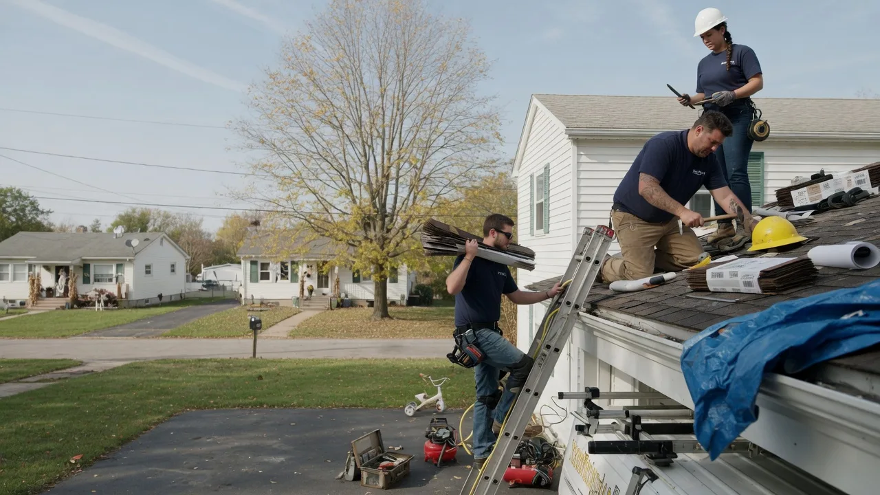 Local Roofing Contractors in Blue Mound, IL near me